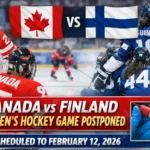 Norovirus Olympic Women’s Hockey Canada match postponed as Finland players are affected during the 2026 Winter Olympics