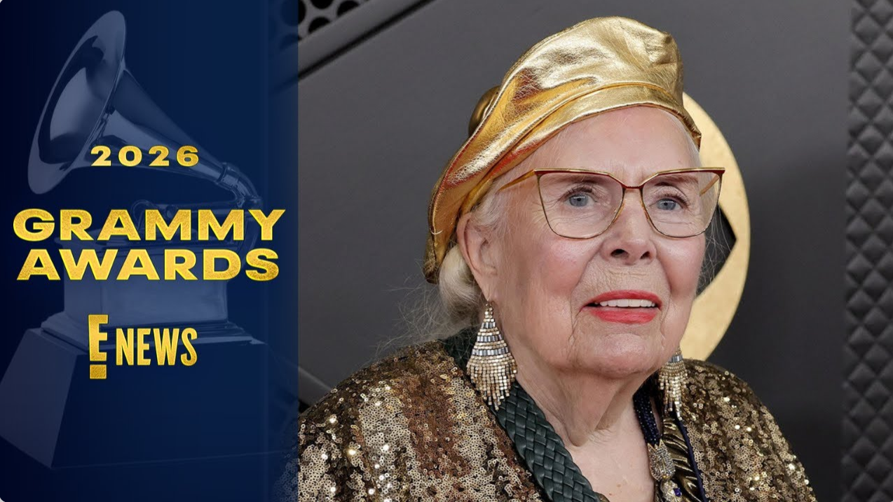 Joni Mitchell on stage at the Grammys 2026, showcasing her timeless musical artistry and emotional connection with audiences.