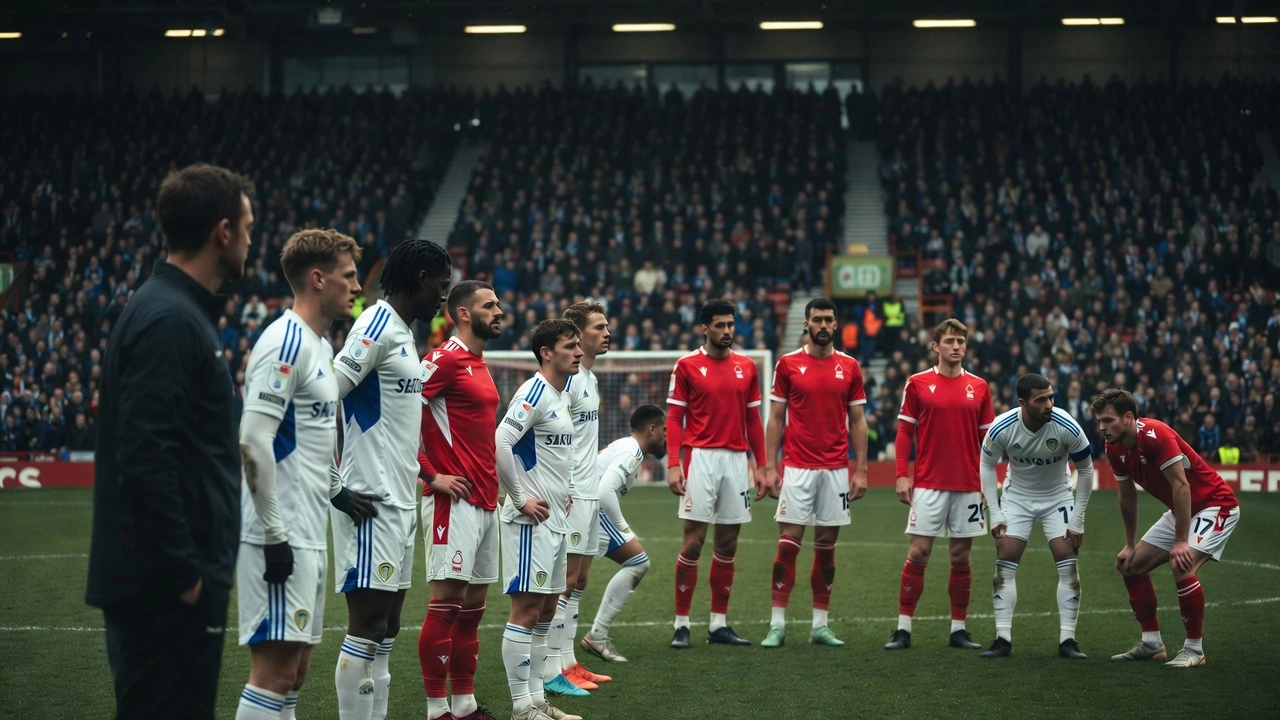 Elland Road packed crowd during Leeds United vs Nottingham Forest creating an intense matchday atmosphere