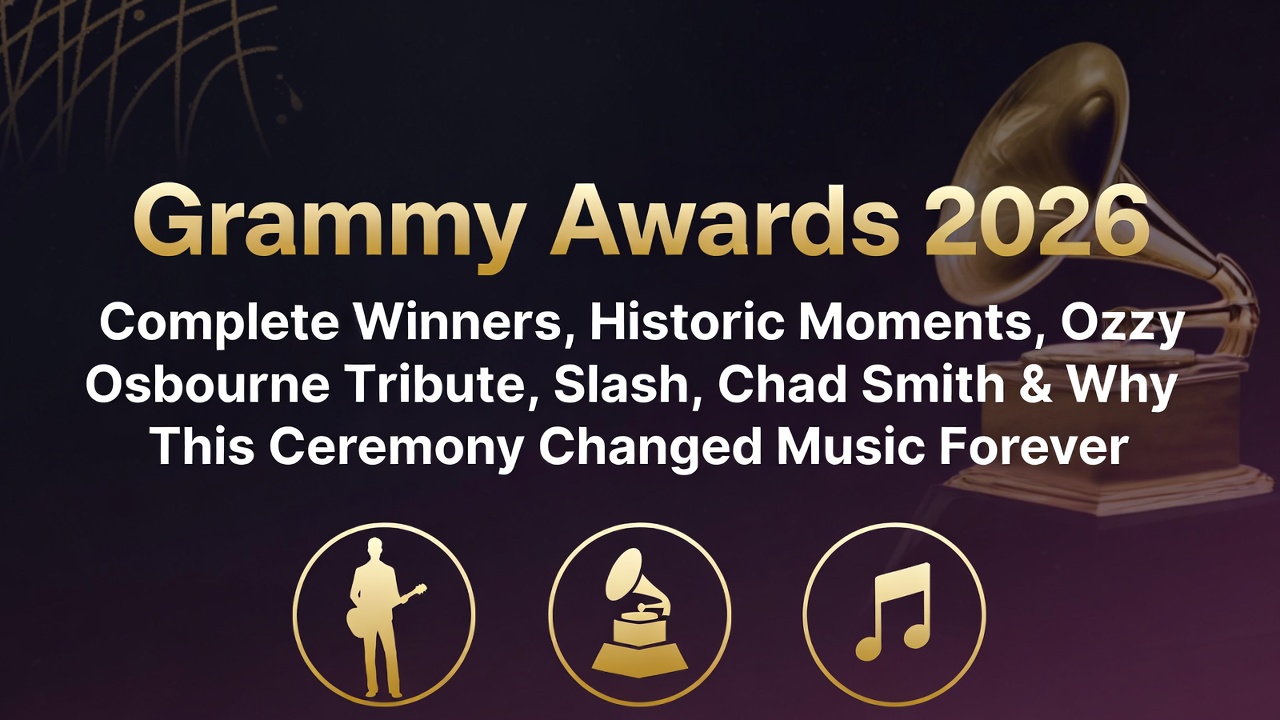 Grammy winners 2026 highlights showing major category winners and historic moments