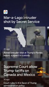Armed intruder fatally shot by Secret Service after breaching perimeter at Trump's Mar-a-Lago resort in Palm Beach, Florida