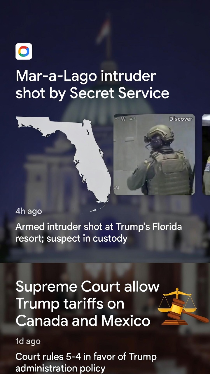 Armed intruder fatally shot by Secret Service after breaching perimeter at Trump's Mar-a-Lago resort in Palm Beach, Florida