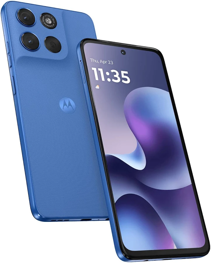 Motorola Moto G Power 5G front display showing Android home screen