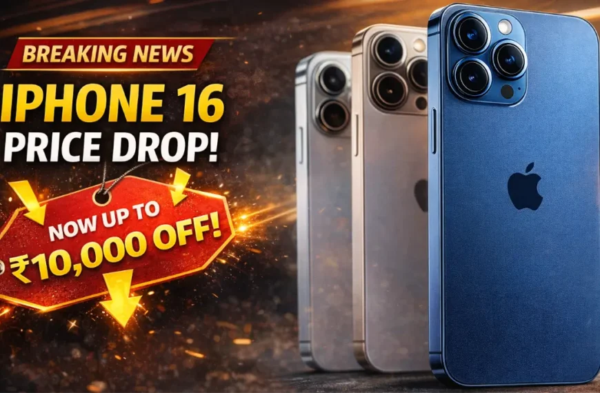 iPhone 16 price drop in India with up to ₹10,000 discount on Apple iPhone 16 models