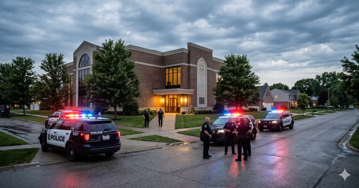 Michigan synagogue shooting at Temple Israel West Bloomfield active shooter police response