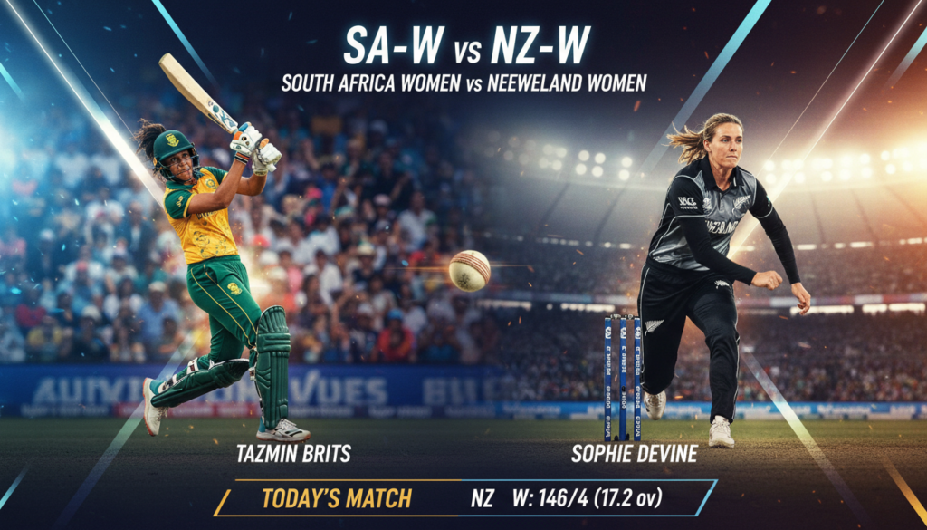 SA-W vs NZ-W featured image — South Africa Women vs New Zealand Women match scorecard & highlights